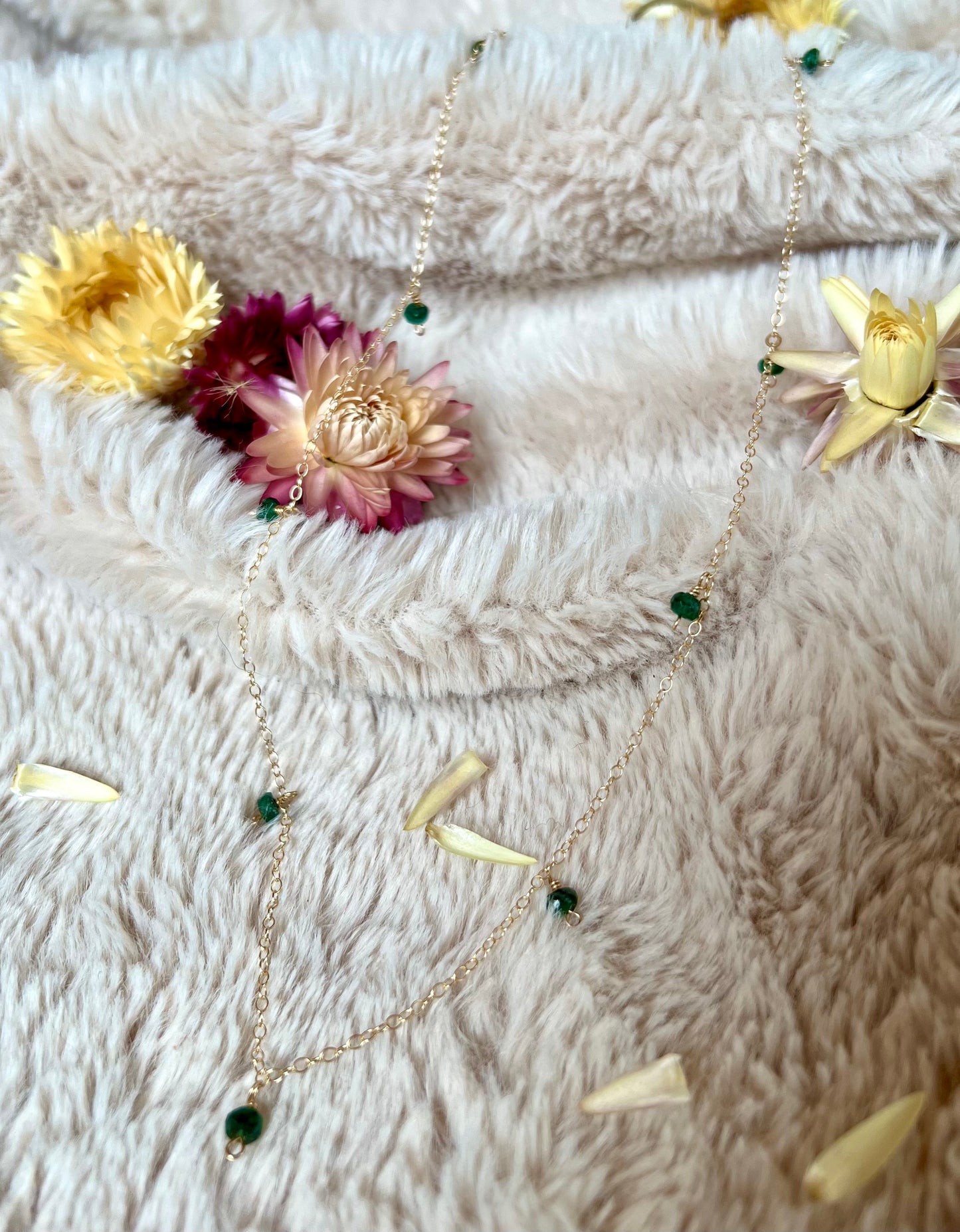 Emerald Drop Necklace