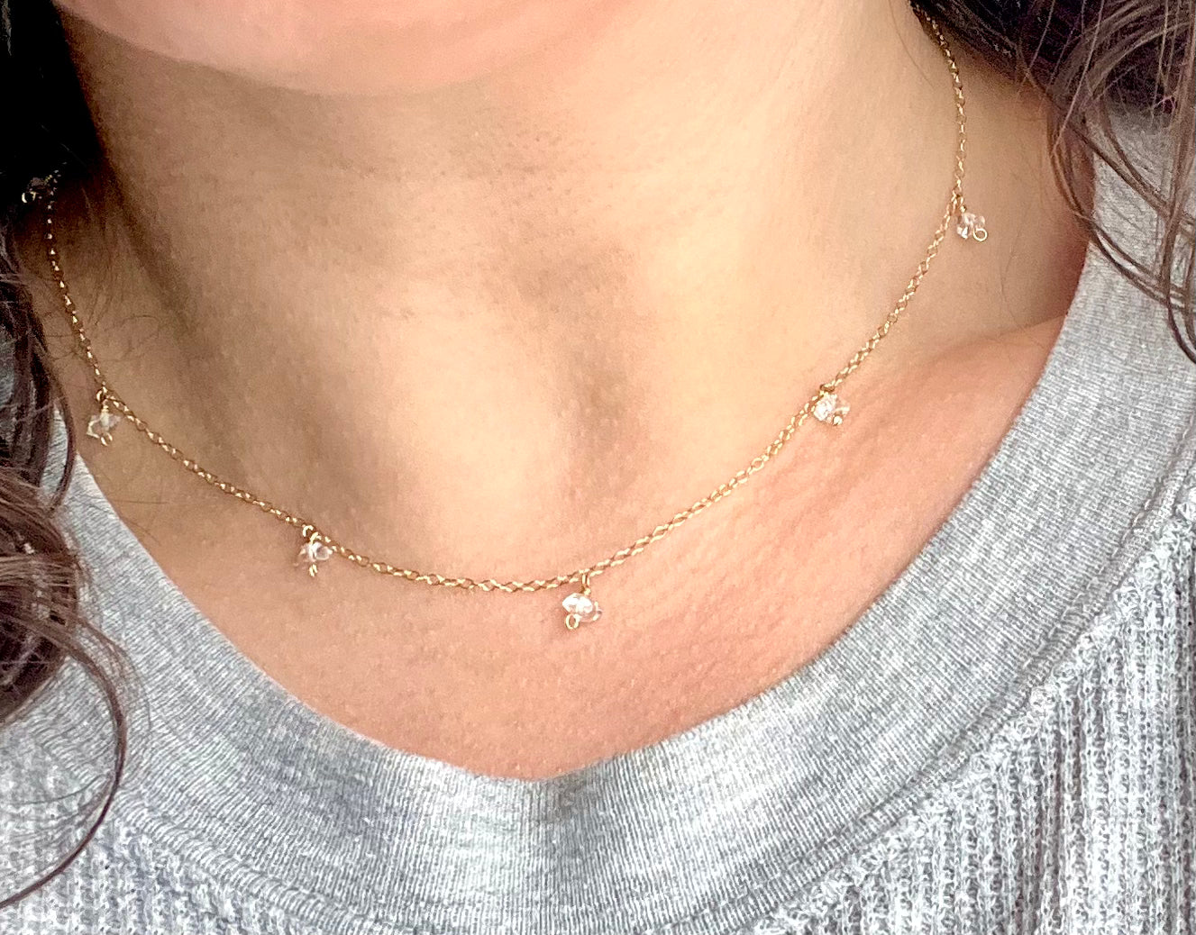 Starry Drop Necklace