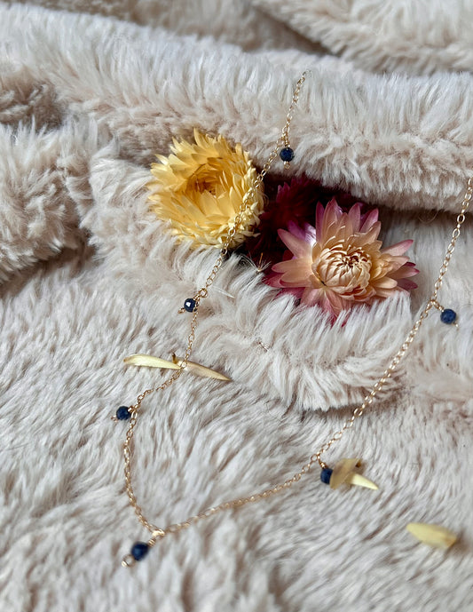 Sapphire Drop Necklace