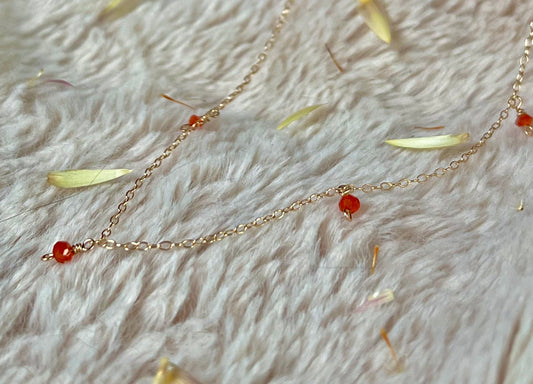 Papaya Drop Necklace